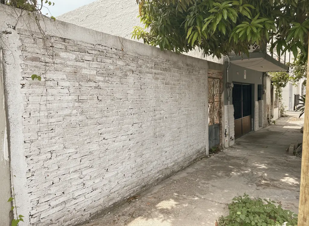 Vista lateral del terreno en Mazatlán